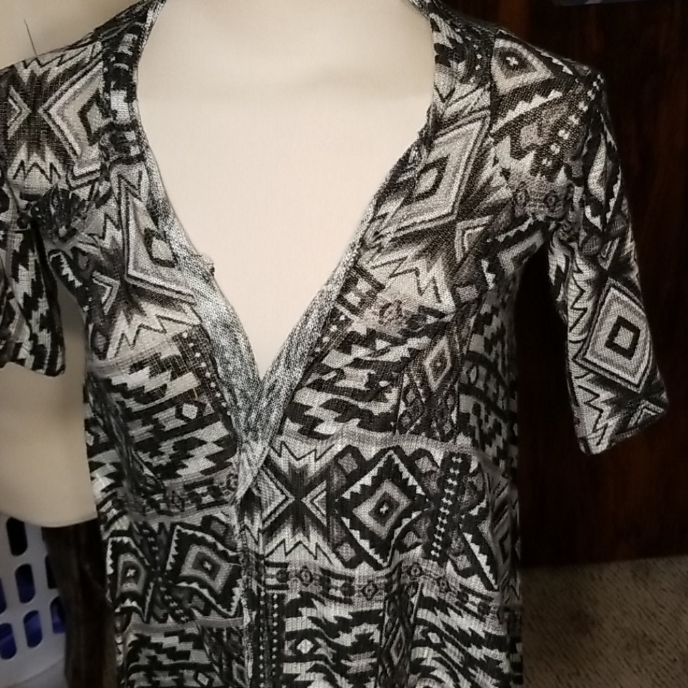 Knitworks Aztec Print shrug